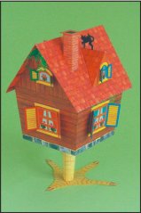 Cottage on a chicken leg