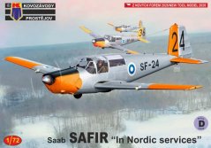 SAAB Safir "In Nordic services" 1/72