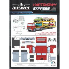 Star C200 s návěsem na přepravu aut