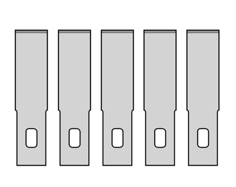 Náhradní čepele 9 mm, 5 ks