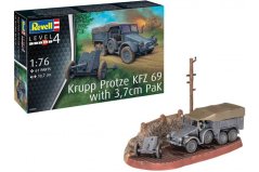 Krupp Protze KFZ 69 Light Tractor with 3.7 cm PaK Gun
