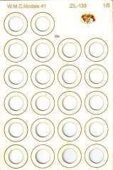 ZIL - 133G - Laser accessories - skeleton, wheel parts