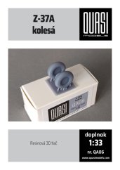 Díly kol pro Zlín Z-37A - Čmelák (QUASImodels)