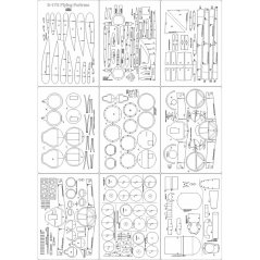 Boeing B-17G Flying Fortress - Laserové doplnky - kostra