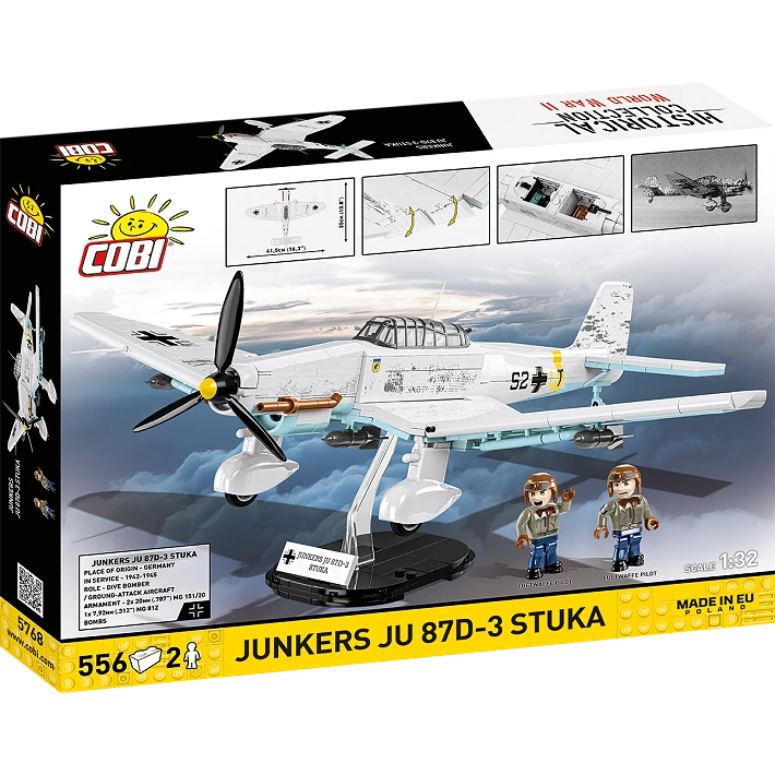 Junkers JU 87D-3 Stuka WWII - COBI Plastic Kit