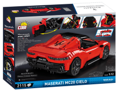 Maserati MC20 CIELO, 1:12 - Plastová stavebnice COBI
