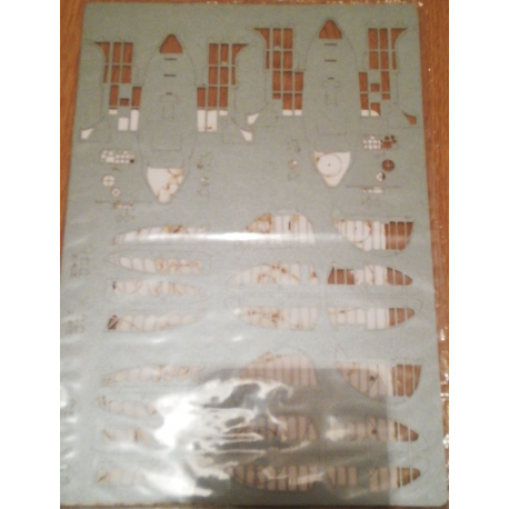 Lavočkin La-5F - Laserové doplňky - kostra