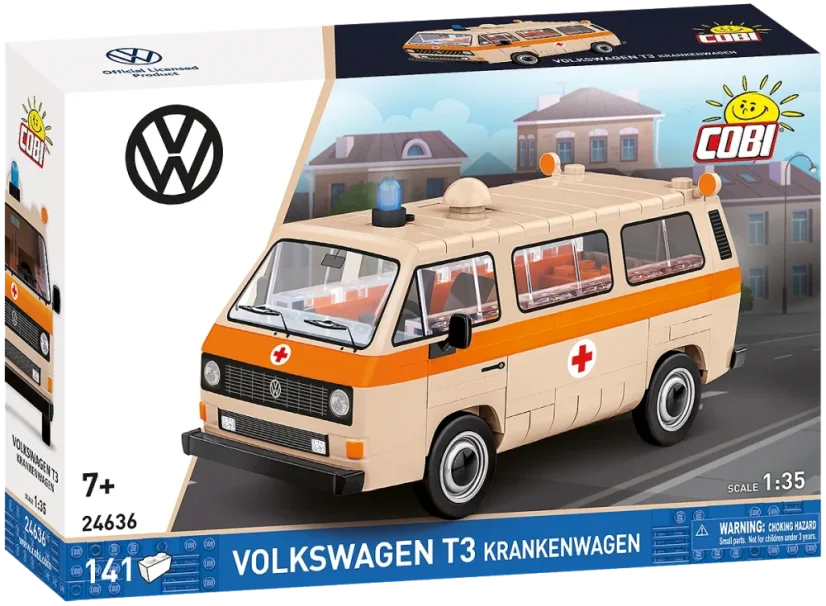 Volkswagen T3 Sanitka - Plastová stavebnice COBI