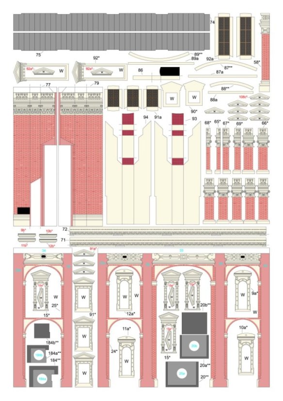 Golab - kostel a dům Loreta