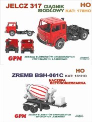 Jelcz 317 + návěs míchačky betonu BSH-061C