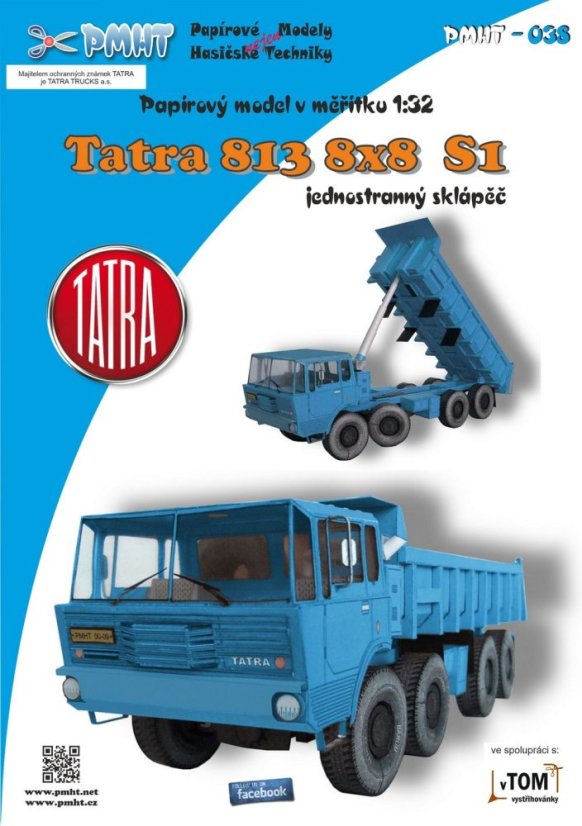 Tatra 813 8x8 S1 - modrá