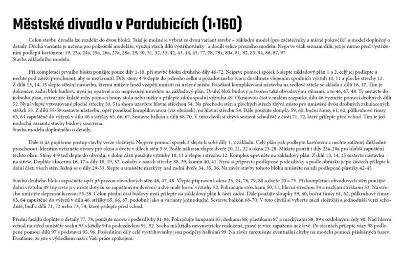 Městské divadlo Pardubice - výroční edice 2023