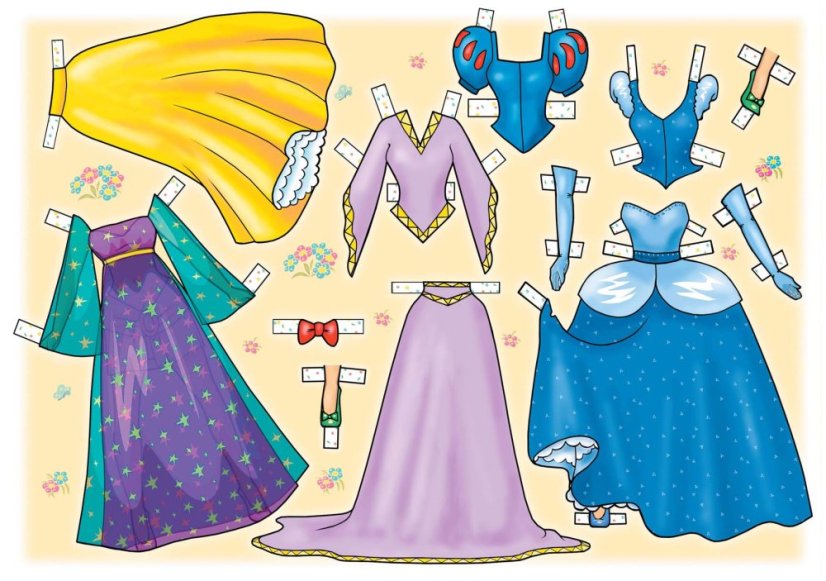 Vystřihovánka Princezna Julie