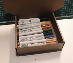 Kompletný balík retušovacích fixek Marvy