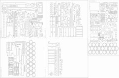 DEMAG SdKfz 10 Ausf A - Laserové doplňky - kostra, díly kol, detaily