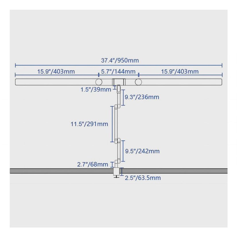 Stolní lampa, 24W, 3000 - 6500 K, stmívatelná
