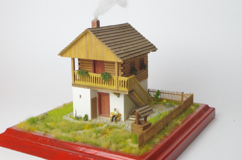 Dvoupatrový domek 1:72