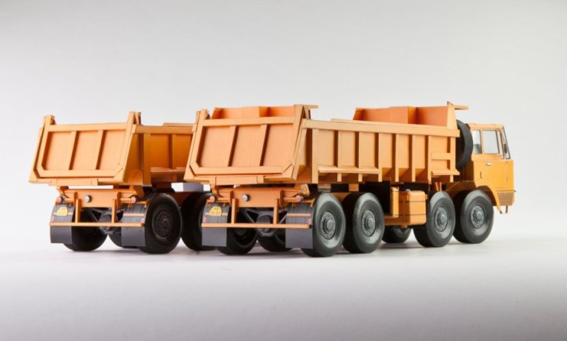 Jednostranný sklápěč Tatra 813 S1 8x8 - DRTIKOLKA