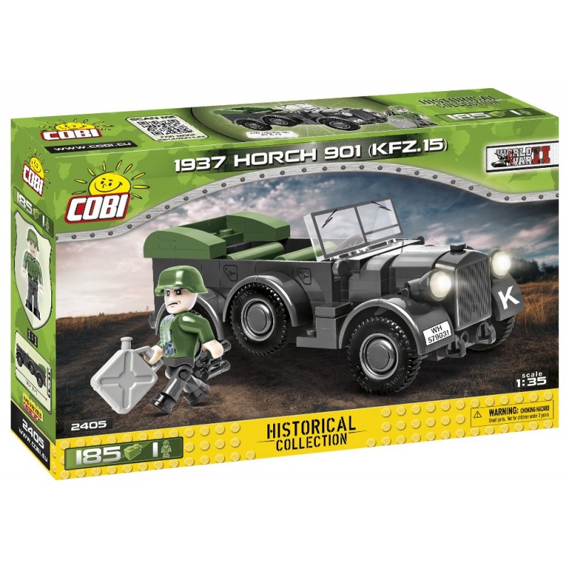 1937 Horch 901 Kfz. 15 - Plastová stavebnica COBI