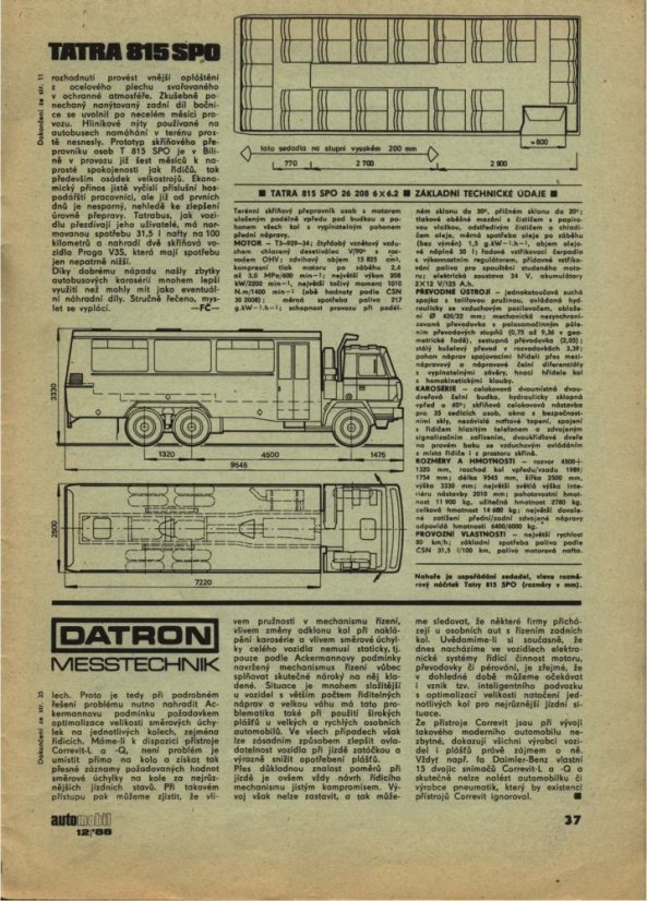Skriňový prepravník osôb T815 SPO
