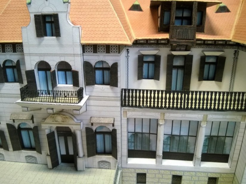 Zámek Lešná - Laserové doplňky - zábradlí