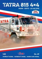 Tatra 815 4x4 - Paris-Sirte-Le Cap 1992 - č. 504