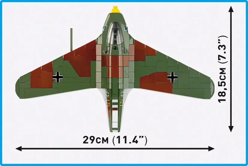 Messerschmitt Me 163B Komet WWII - Plastová stavebnice COBI