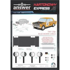 Fiat 125p - Rajd Monte Carlo