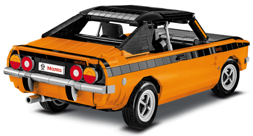 Opel Manta A GT/E 1974, 1:12 - Plastová stavebnice COBI