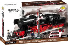 Parní lokomotiva DR BR 52/TY2 s tendrem - Plastová stavebnice COBI
