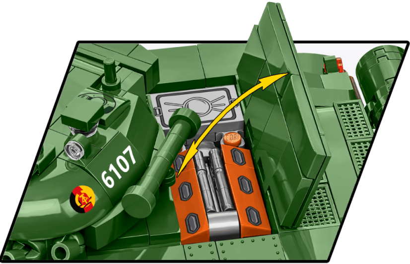 T-72 M1R (DDR/SSSR) - Plastová stavebnica COBI