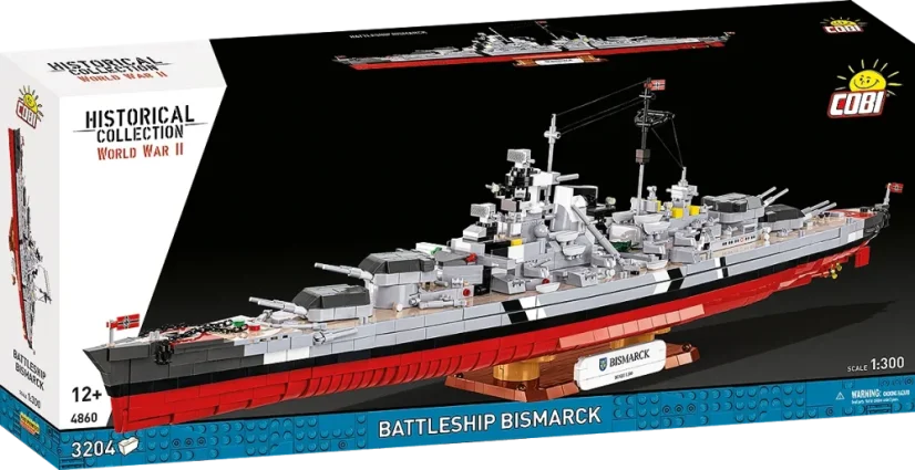 Bitevní loď Bismarck WWII - Plastiková stavebnice COBI