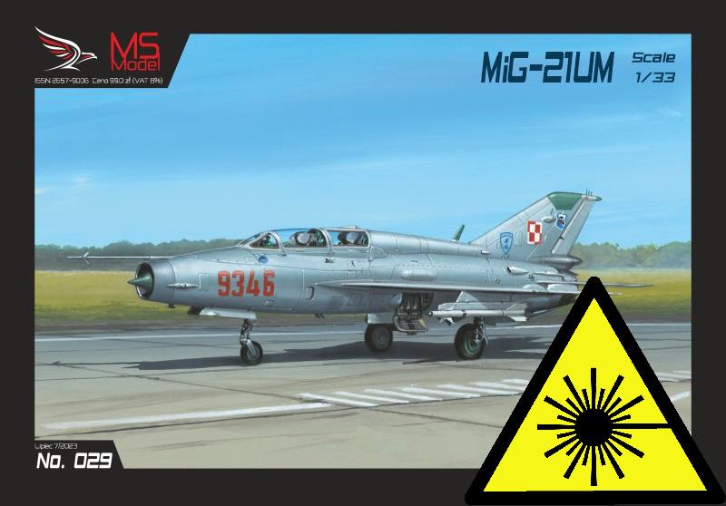 MiG-21 UM - Laserové doplňky - kostra