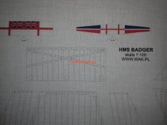 HMS Badger - Laserové doplňky - plachty