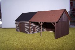 Roubená stodola - 1:120