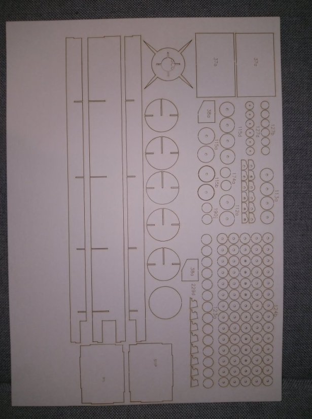 9K52 SCUD-A (8k11) - Laserové doplňky - kostra