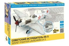 Zvezda - Model Kit letadlo 7334 - SOVIET FIGHTER LAVOCHKIN LA-5 (1:72) – detail 0