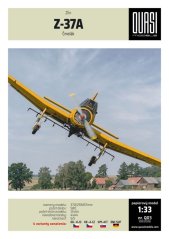 Letadlo Zlín Z-37A - Čmelák - 3x model + 1x doplňky +příslušenství