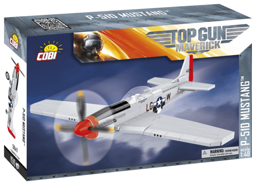 TOP GUN P-51D Mustang - Plastová stavebnica COBI