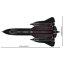 Lockheed SR-71 Blackbird - Plastová stavebnice COBI