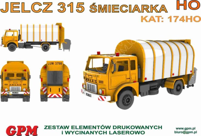 Jelcz 315 popelářský vůz