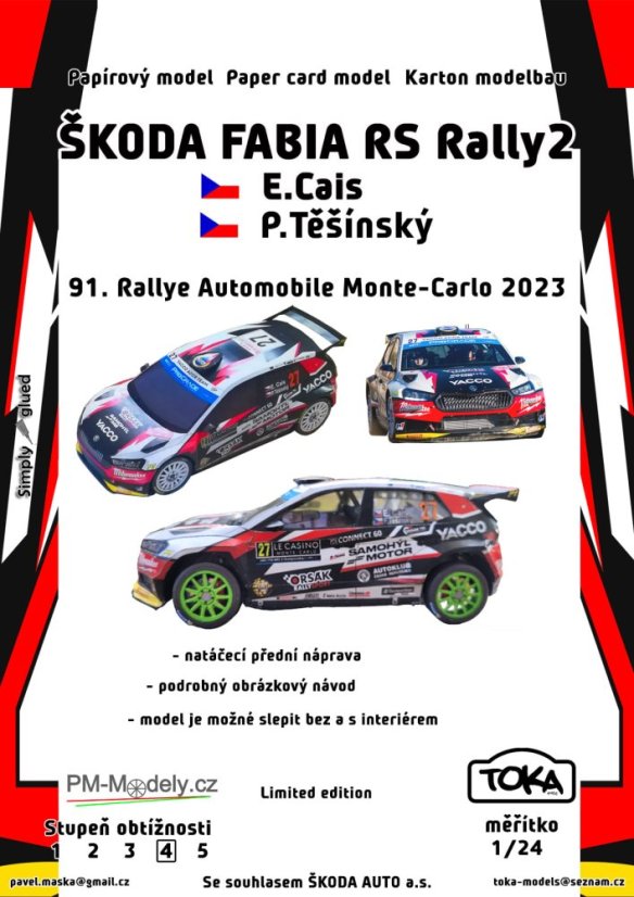 Škoda Fabia RS Rally2 - E. Cais