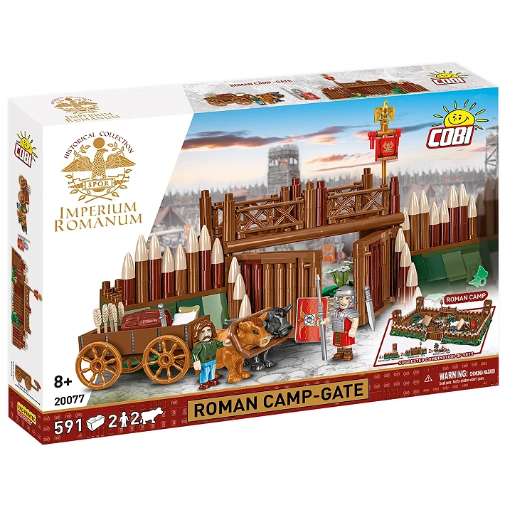 Rímsky tábor - Brána - Plastová stavebnica COBI