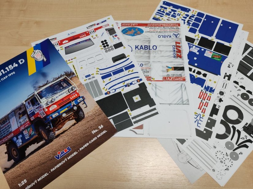 LIAZ 231.154 D - Paris – Sirte – Le Cap 1992 - 1:25