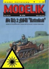 Díly kol a kostra pro Sd kfz 2 nsu Kettenkrad (Modelik)