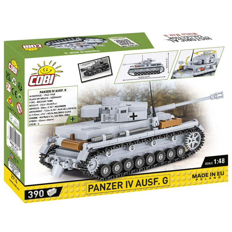 Panzer IV Ausf D WW II - Plastová stavebnica COBI