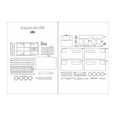 Drezyna Dm-308 - Laserové doplňky - kostra, detaily, díly kol