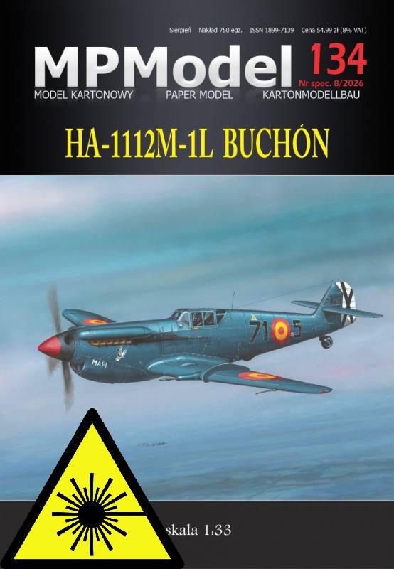 Ha-1112M-1L Buchon - Laserové doplňky - kostra, detaily
