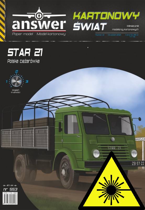 Star 21 - valník - Laserové doplňky - kostra, detaily, dezény