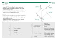 Stolová lampa, 15W, 3000 - 6500 K, stmievateľná